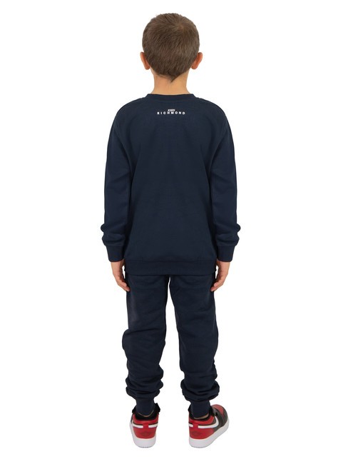 PUFE Trainingsanzug aus Sweatshirt und Hose blau/blau - Trainingsanzüge für Kinder