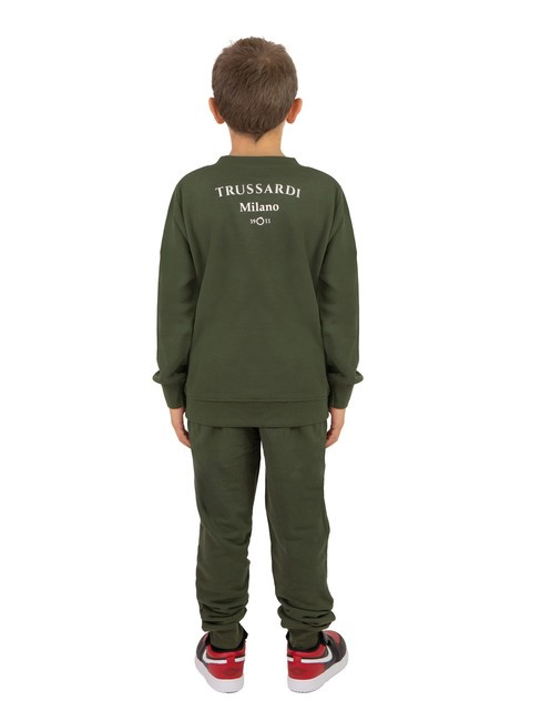 GABA Trainingsanzug aus Sweatshirt und Hose Milit&auml;r/Milit&auml;r - Trainingsanz&uuml;ge f&uuml;r Kinder