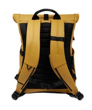 PIQUADRO CORNER SPECIALE GOMMATO Rolltop-Rucksack für 15,6-Zoll-Laptop Gelb - PC-Rucksäcke - 3