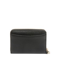 FURLA GARDENIA Kleine Lederbrieftasche mit umlaufendem Reißverschluss Schwarz - Brieftaschen Damen - 3