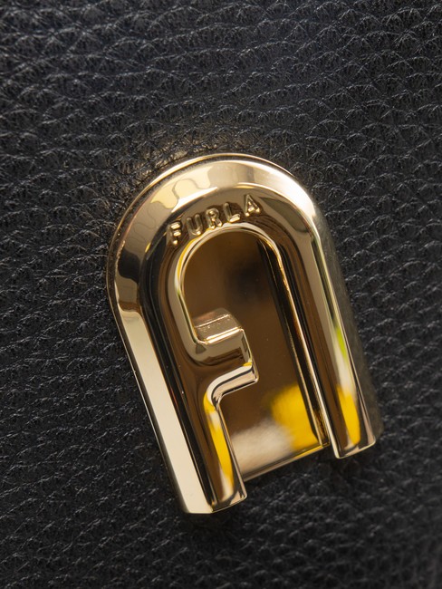 GARDENIA Kameratasche aus Leder mit Keria-Print Schwarz+Eistöne - Damentaschen