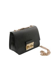 FURLA BELLA  Mini-Umhängetasche aus Leder Schwarz - Damentaschen - 2