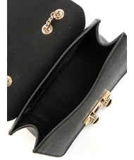 FURLA BELLA  Mini-Umhängetasche aus Leder Schwarz - Damentaschen - 6