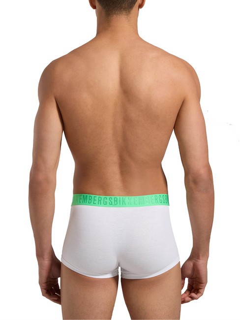 FASHION BICOLOR Set mit 3 Boxershorts weiß, marineblau, schwarz - Herrenslip