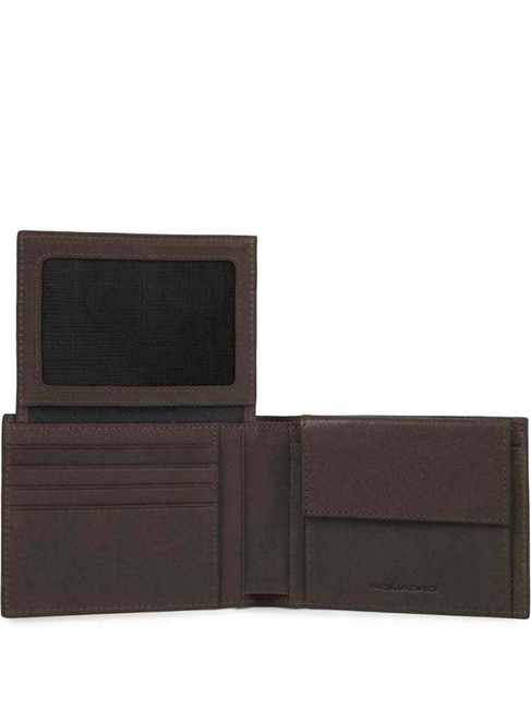 Portafoglio SCHWARZES QUADRAT, aus Leder MORO - Brieftaschen Herren