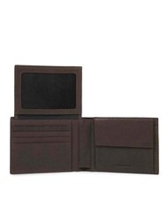 PIQUADRO Portafoglio SCHWARZES QUADRAT, aus Leder MORO - Brieftaschen Herren - 2
