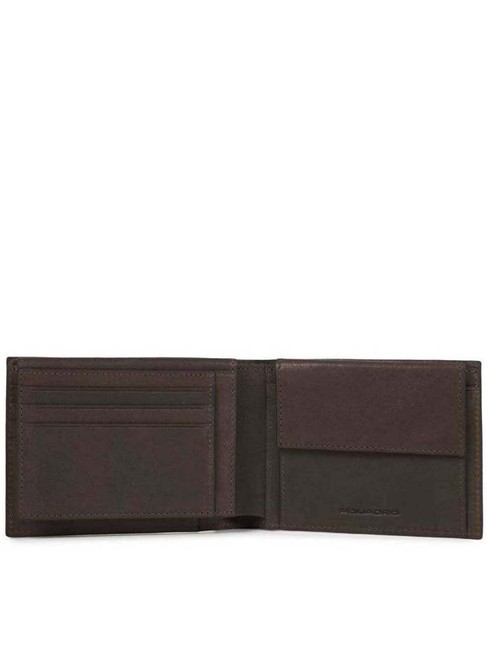 Portafoglio SCHWARZES QUADRAT, aus Leder MORO - Brieftaschen Herren