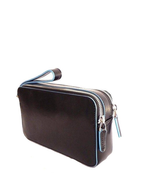 BLUE SQUARE Clutch aus Leder MAHAGONI - Damentaschen