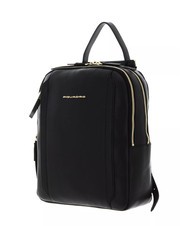 PIQUADRO CIRCLE Lederrucksack Schwarz - Damentaschen - 2