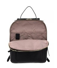 PIQUADRO CIRCLE Lederrucksack Schwarz - Damentaschen - 4