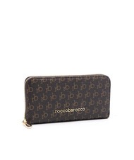 ROCCOBAROCCO DEVA Gro&szlig;e Geldb&ouml;rse mit umlaufendem Rei&szlig;verschluss Schokolade - Brieftaschen Damen - 3