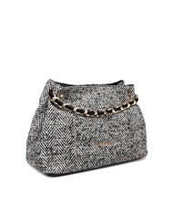 ROCCOBAROCCO ADELE Tasche aus Fischgrätenstoff mit Schultergurt - Damentaschen