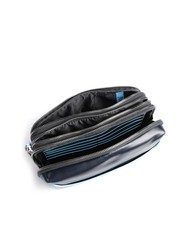 PIQUADRO BLUE SQUARE Organisierte Clutch aus Leder Blau - Tablettmappe &amp; Organizer - 4
