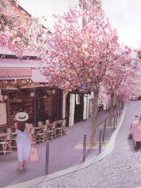 YESBAG Schulter-Hobo-Tasche Pariser Café - Damentaschen