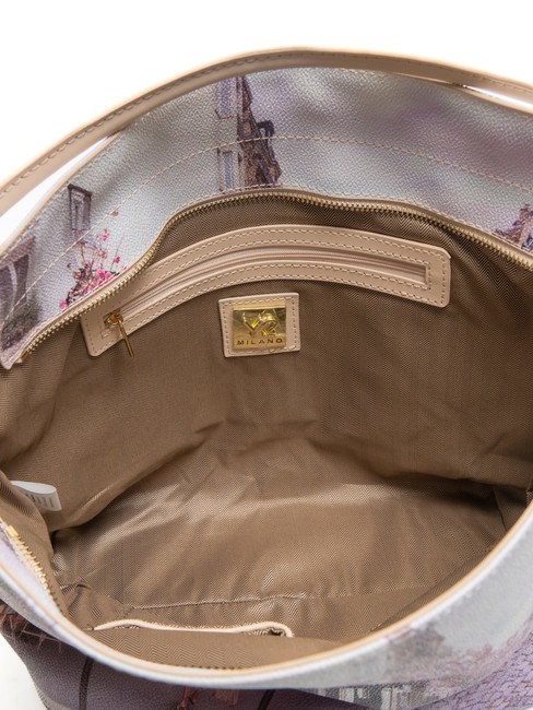 YESBAG Schulter-Hobo-Tasche Pariser Café - Damentaschen