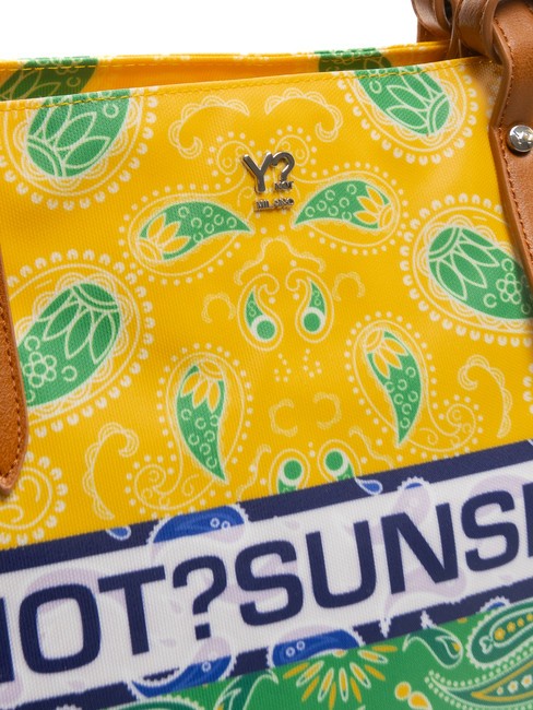 BANDANAS Mittlere Strand-Einkaufstasche Grün - Damentaschen