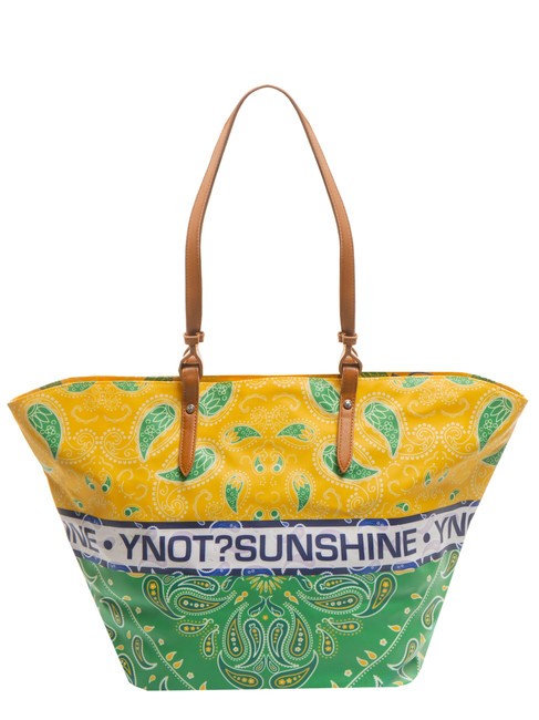 BANDANAS Große Einkaufstasche für den Strand Grün - Damentaschen