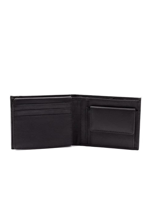 STRIPE Portemonnaie und Geldbörse mit Klappe Schwarz - Brieftaschen Herren