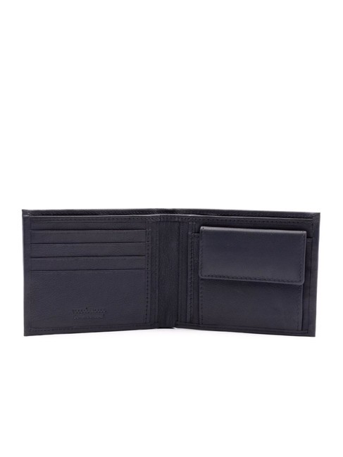 STRIPE Geldbörse aus Leder blau - Brieftaschen Herren