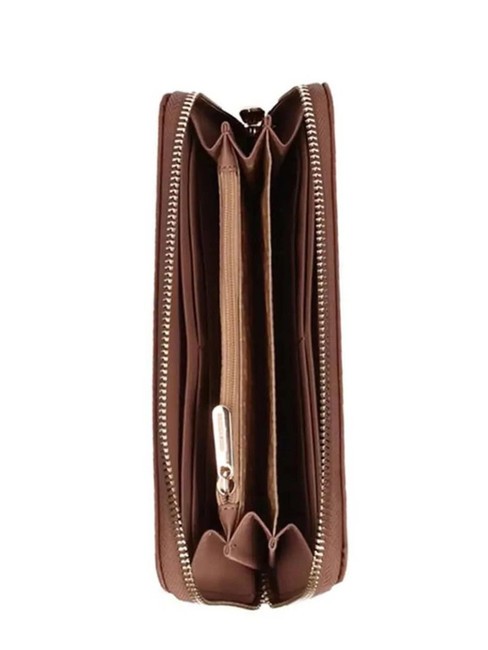 BELLA Große Geldbörse mit umlaufendem Reißverschluss bräunen - Brieftaschen Damen