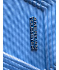 AMERICAN TOURISTER SUNCHASER  Mittlerer Trolley ruhiges Blau - Harte Trolleys - 7