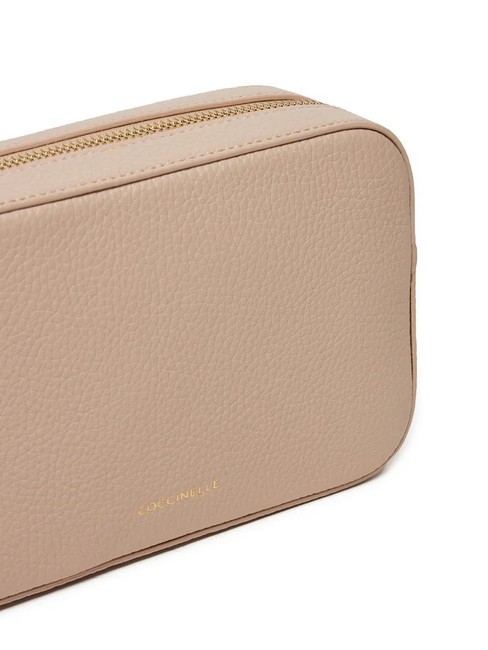 TEBE Schultertasche aus strukturiertem Leder Rosetten - Damentaschen