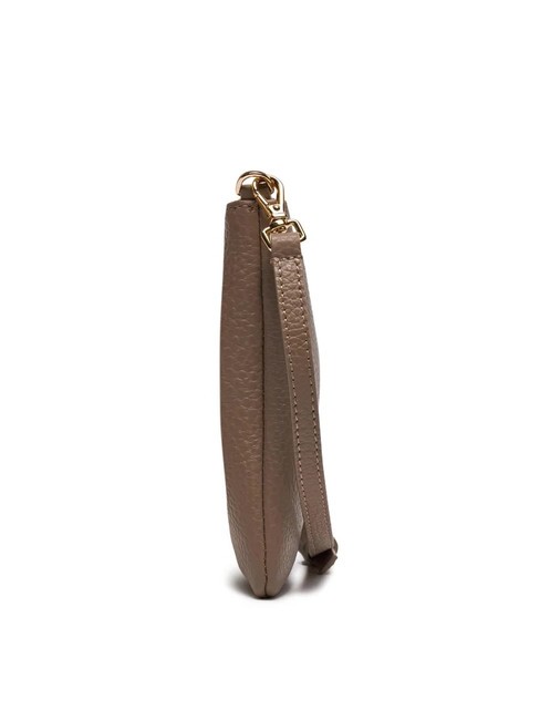 BEST CROSSBODY Minitasche aus Leder warmes Taupe - Damentaschen