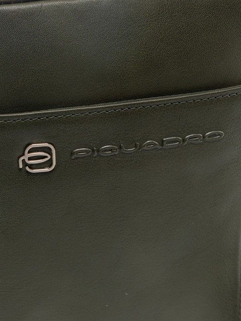 B&uuml;rste VIBE out, aus geh&auml;mmertem Leder gr&uuml;n 11 - Umh&auml;ngetaschen Herren