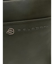 PIQUADRO B&uuml;rste VIBE out, aus geh&auml;mmertem Leder gr&uuml;n 11 - Umh&auml;ngetaschen Herren - 3