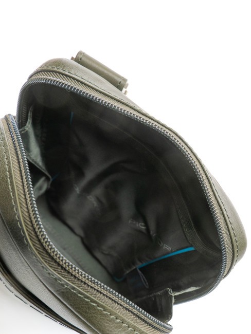 B&uuml;rste VIBE out, aus geh&auml;mmertem Leder gr&uuml;n 11 - Umh&auml;ngetaschen Herren