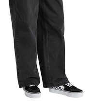 VANS SK8-HI Platform 2.0 Hohe Turnschuhe Schachbrett/Echtweiß - Schuhe Unisex - 5