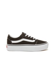 VANS WARD PLATFORM Hohe Turnschuhe schwarz weiß - Damenschuhe - 2