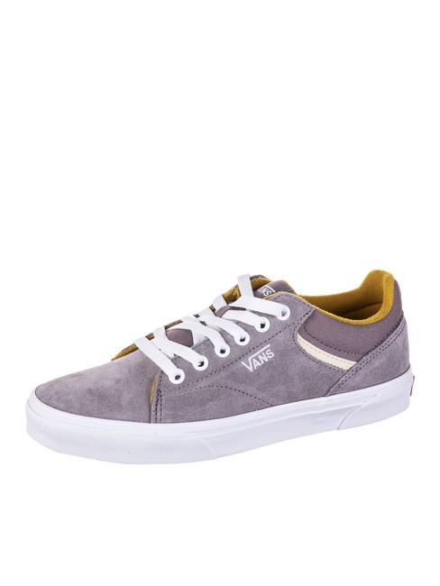 SELDAN Wildleder-Sneaker Retro-Pop-Grau/Crème-Brûlée - Damenschuhe