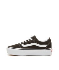 VANS WARD PLATFORM Hohe Turnschuhe schwarz weiß - Damenschuhe - 4