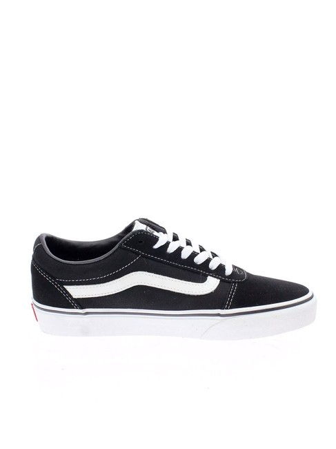 WARD M Canvas-Sneaker weiß schwarz - Herrenschuhe