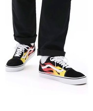 VANS OLD SKOOL Niedrige Turnschuhe schwarz/schwarz/tr. weiß - Schuhe Unisex - 8
