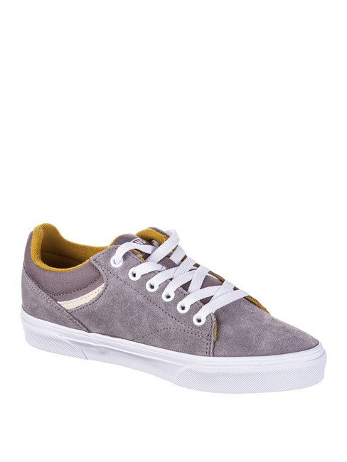 SELDAN Wildleder-Sneaker Retro-Pop-Grau/Crème-Brûlée - Damenschuhe