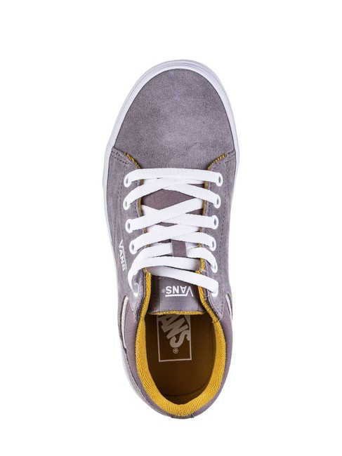 SELDAN Wildleder-Sneaker Retro-Pop-Grau/Crème-Brûlée - Damenschuhe