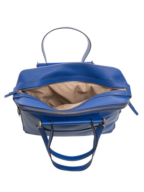 CAMPIONARIO - CIRCLE  CIRCLE Multifunktionale Ledertasche Blau - Arbeitstaschen