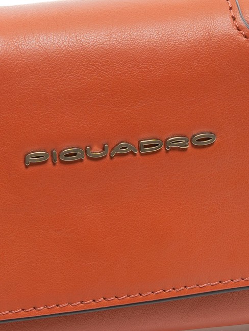 CAMPIONARIO - MUSE Mini-Tasche / Beutel aus Leder ORANGE - Damentaschen