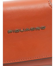 PIQUADRO CAMPIONARIO - MUSE Mini-Tasche / Beutel aus Leder ORANGE - Damentaschen - 3