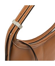 GIANNI CHIARINI NORMA Umhängetasche aus Leder Karamell - Damentaschen - 4