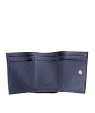 GIANNI CHIARINI WALLETS GRAIN Kleine Geldb&ouml;rse aus genarbtem Leder NAVY BLAU - Brieftaschen Damen - 2