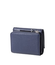 GIANNI CHIARINI WALLETS GRAIN Kleine Geldb&ouml;rse aus genarbtem Leder NAVY BLAU - Brieftaschen Damen - 3
