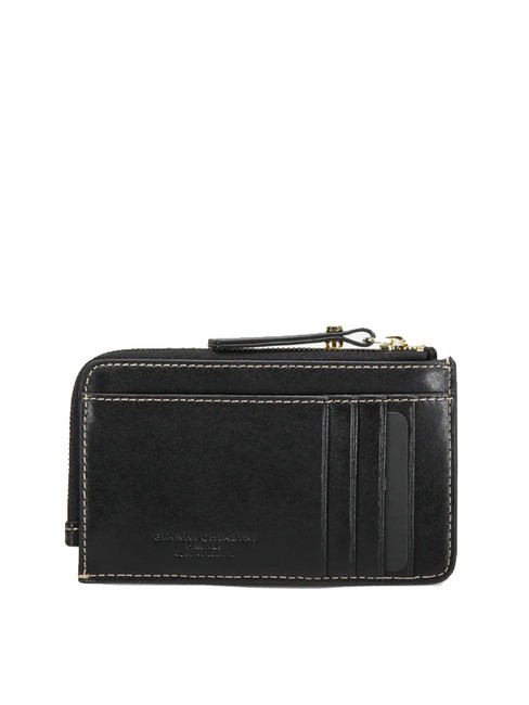 WALLETS CALF  Ledergeldbörse Schwarz - Brieftaschen Damen