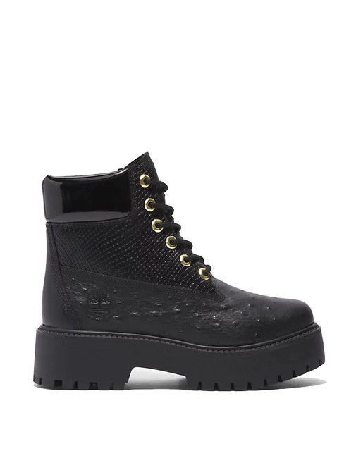 STONE STREET Wasserdichte Stiefeletten PECHSCHWARZ - Damenschuhe