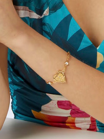 ALL OF US Armband mit Herz gelbes Gold - Armbänder