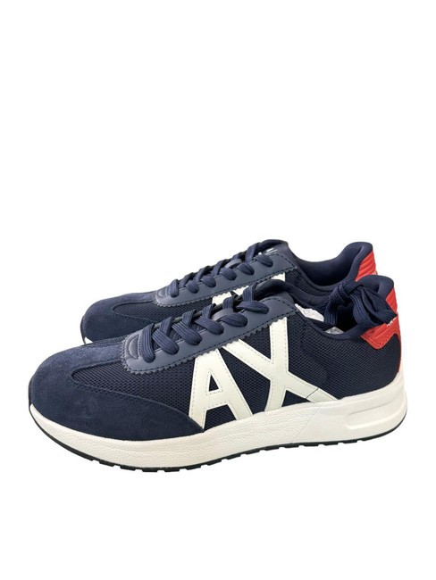 A|X LOGO Turnschuhe marineblau+rötlich - Herrenschuhe