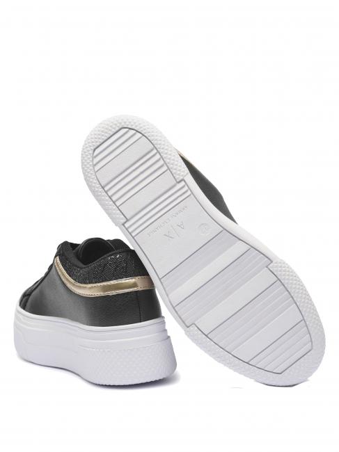 A|X Platform Keilsneaker Schwarz Schwarz - Damenschuhe