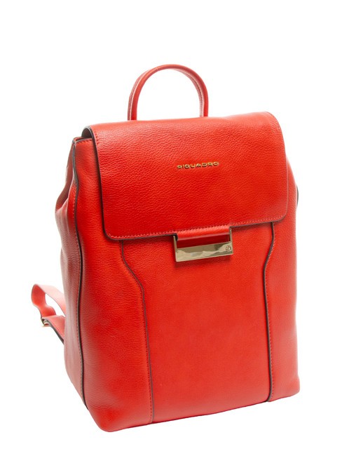 W99  Lederrucksack ROT - PC-Rucks&auml;cke
